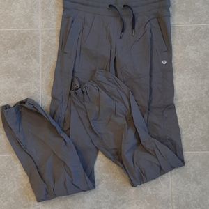 Lululemon gray studio pants - size 4 tall
